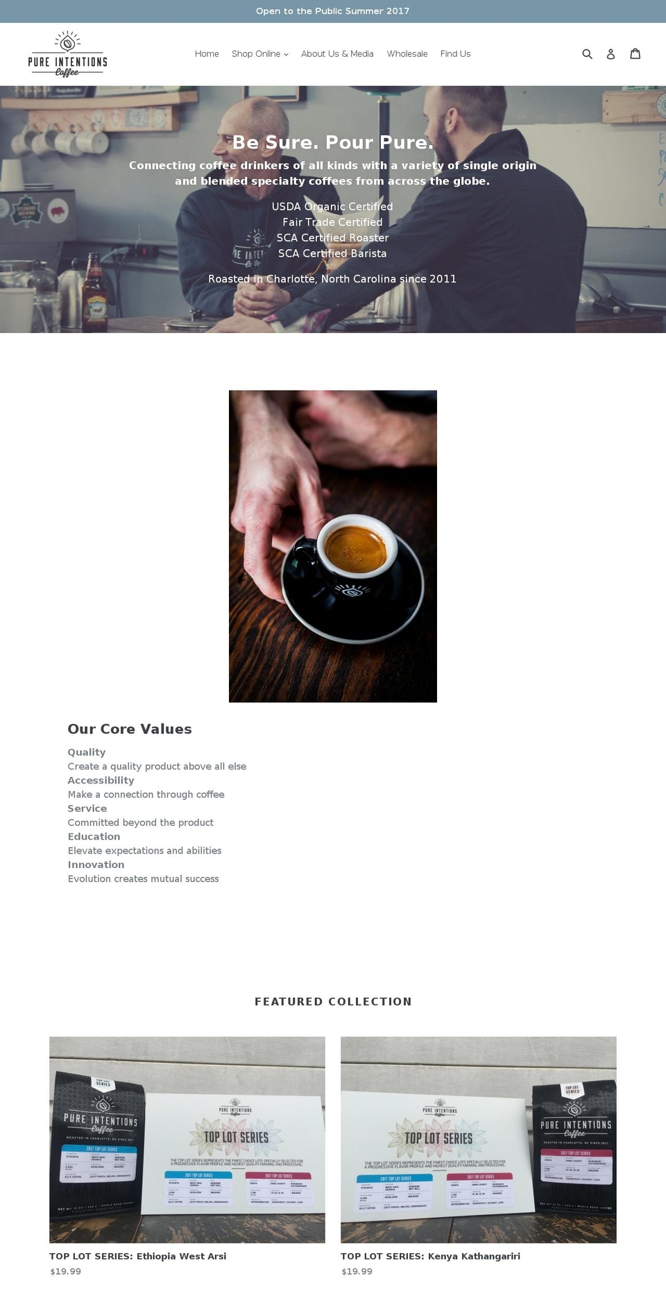 pourpure.com shopify website screenshot