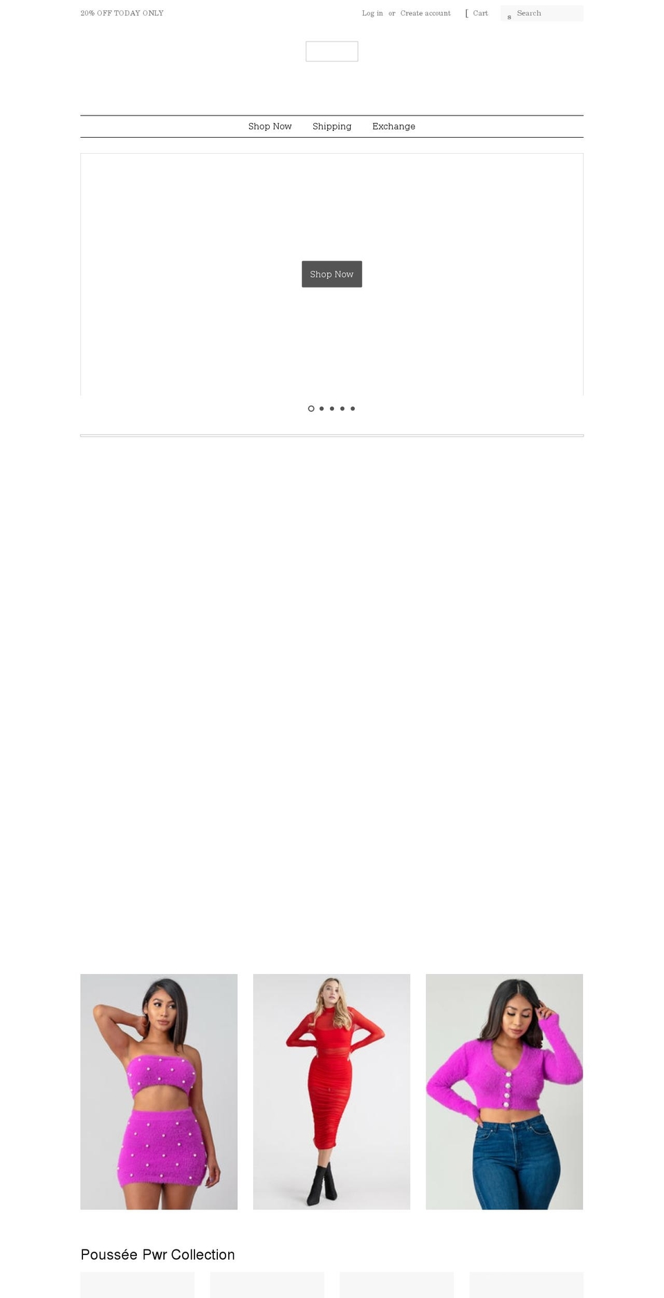 pousseepwr.com shopify website screenshot