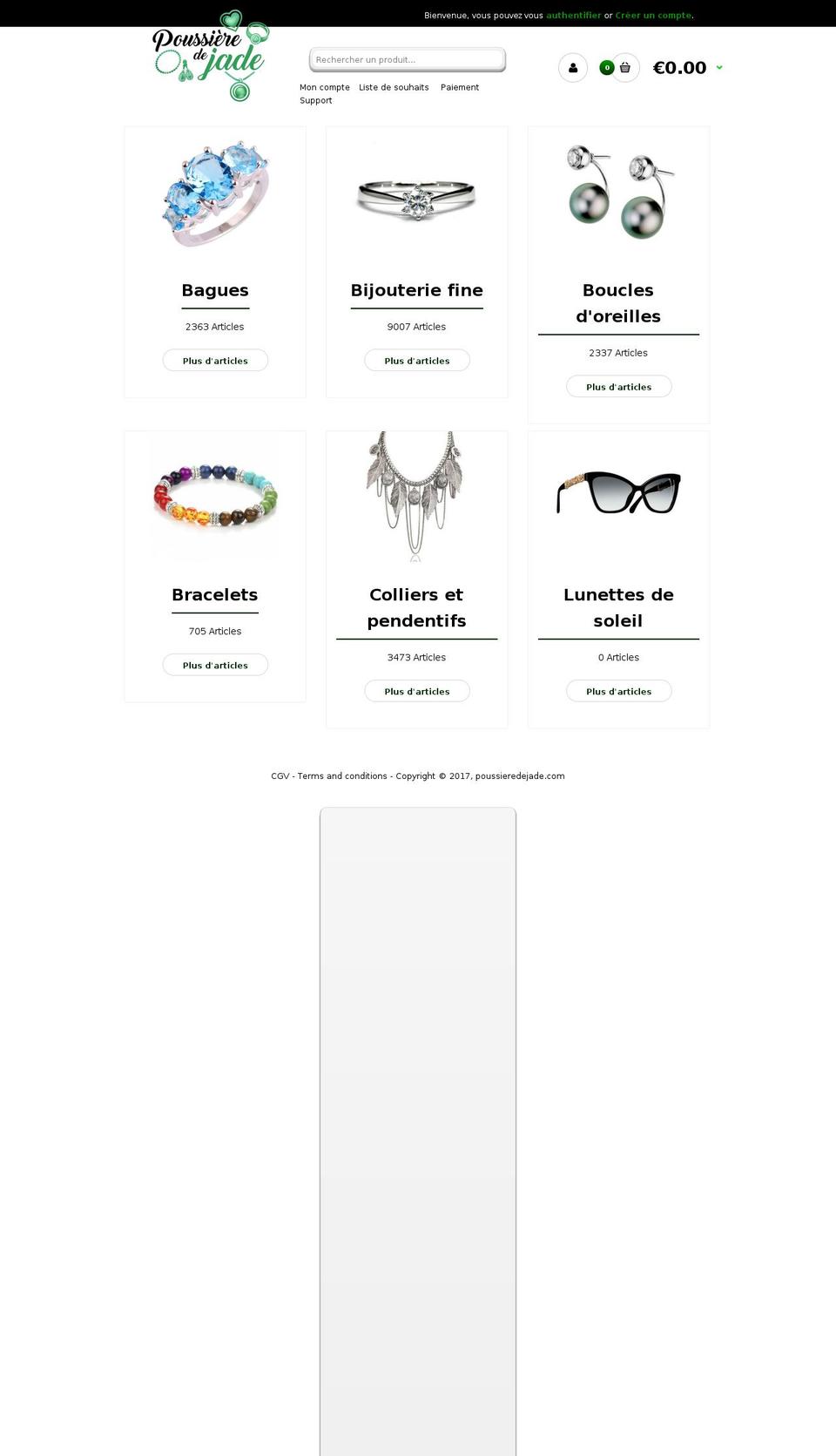 rt-fastor-v1-4 Shopify theme site example poussieredejade.com