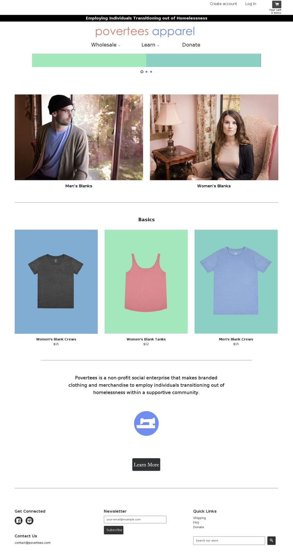 04-04 Shopify theme site example povertees.net