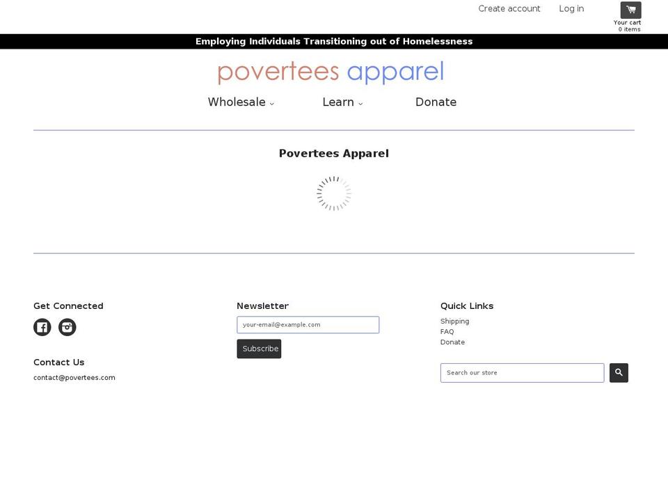 04-04 Shopify theme site example poverteesapparel.com