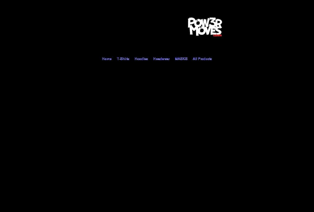 pow3rmovesclothing.com — Shopify storefront screenshot