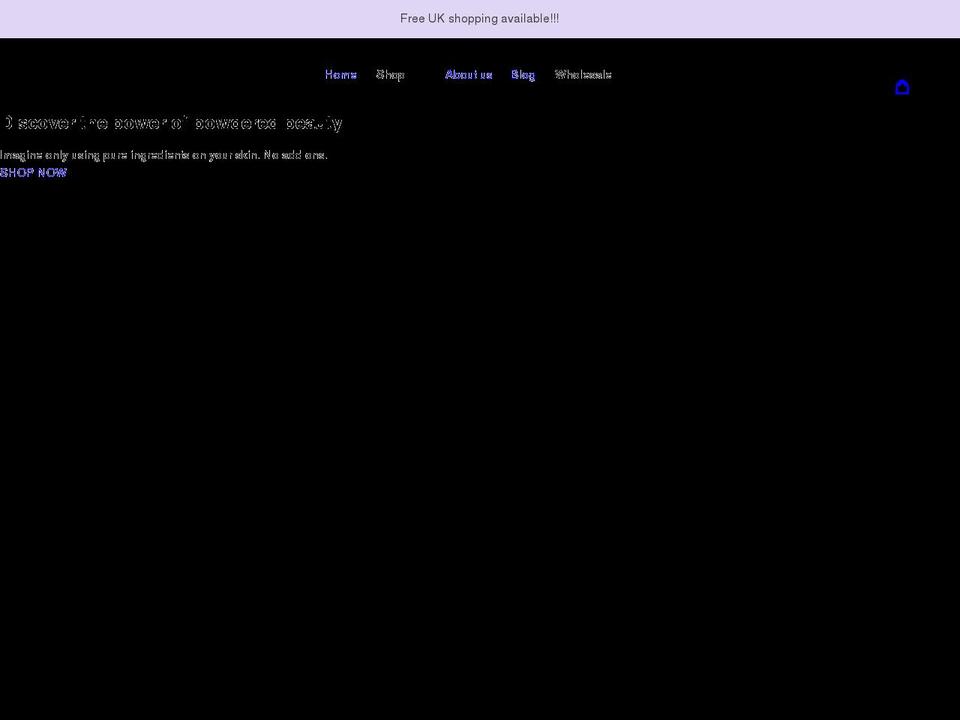 powda.co shopify website screenshot