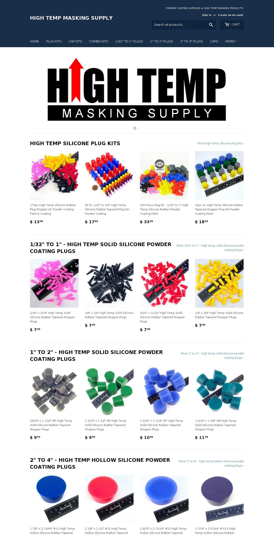 powderproshop.com shopify website screenshot