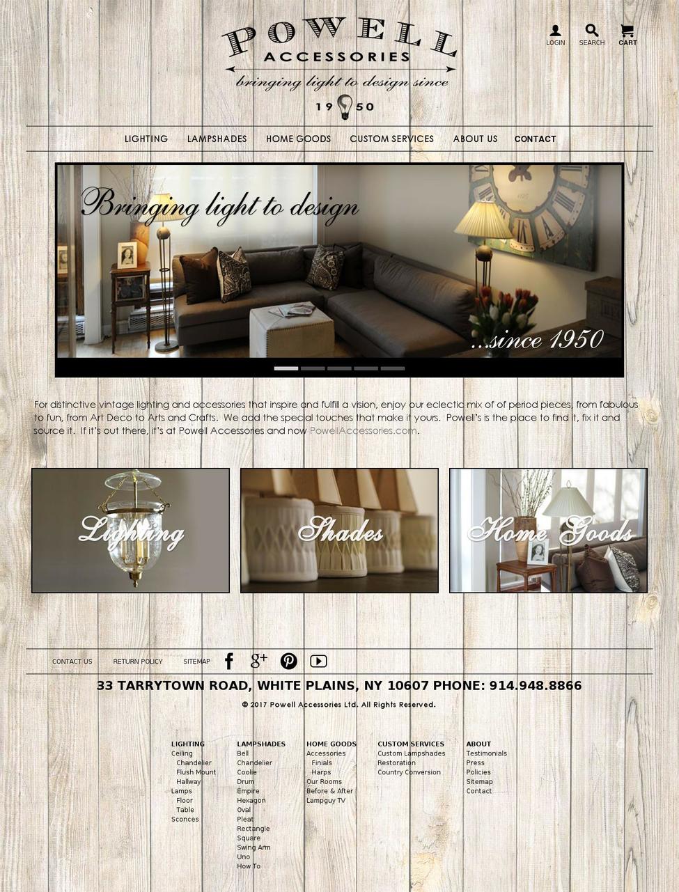 TSO Shopify theme site example powellaccessories.com