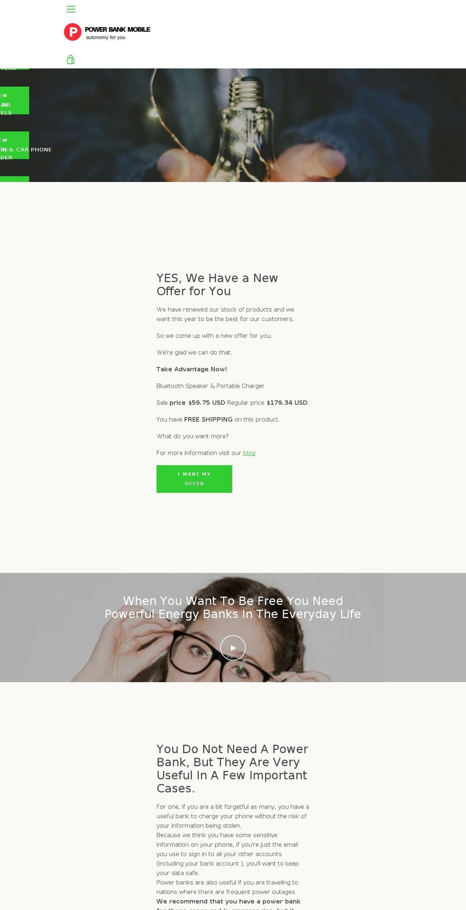 power-bank-mobile-online.com — Shopify storefront screenshot