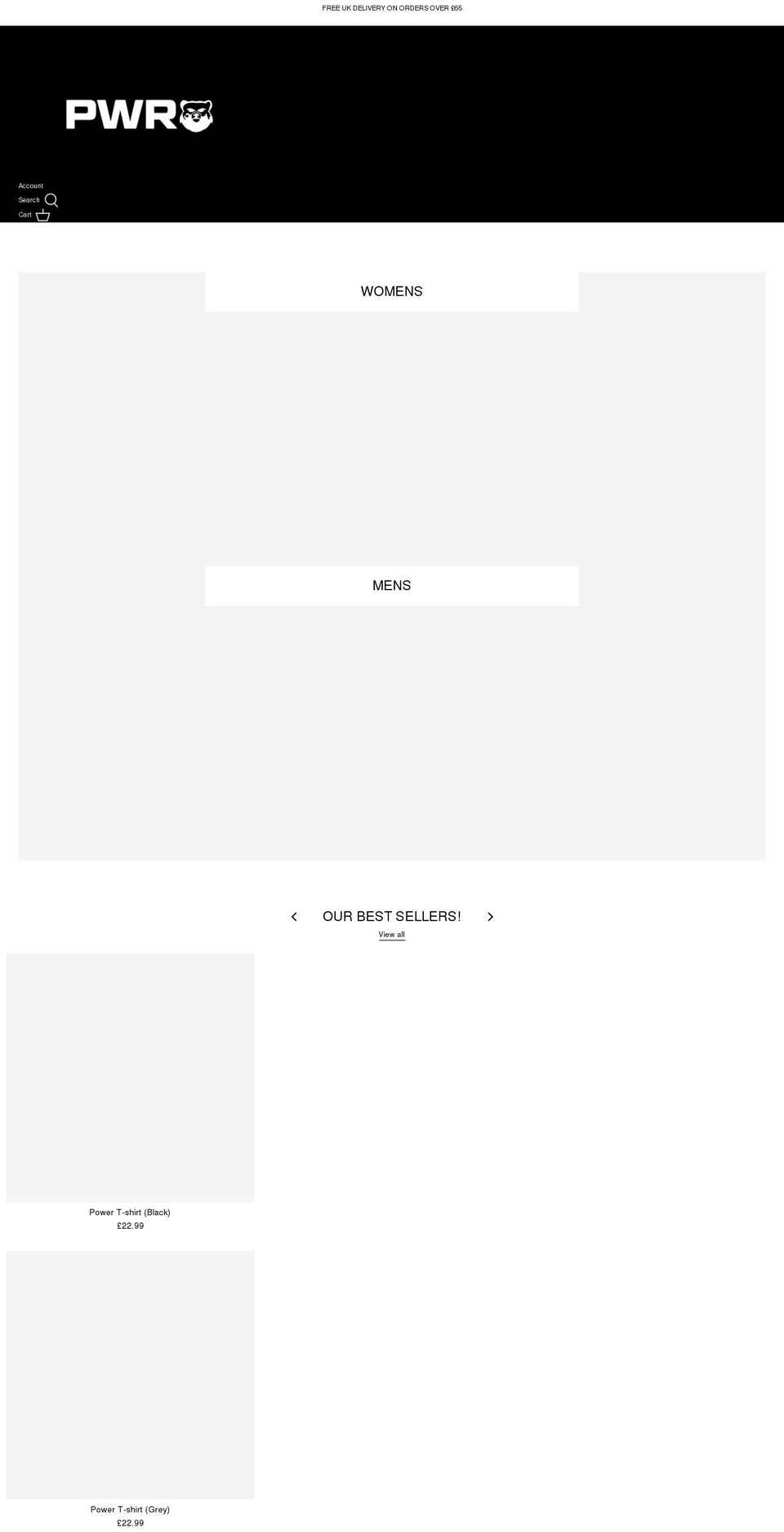 power-fitness.co.uk shopify website screenshot