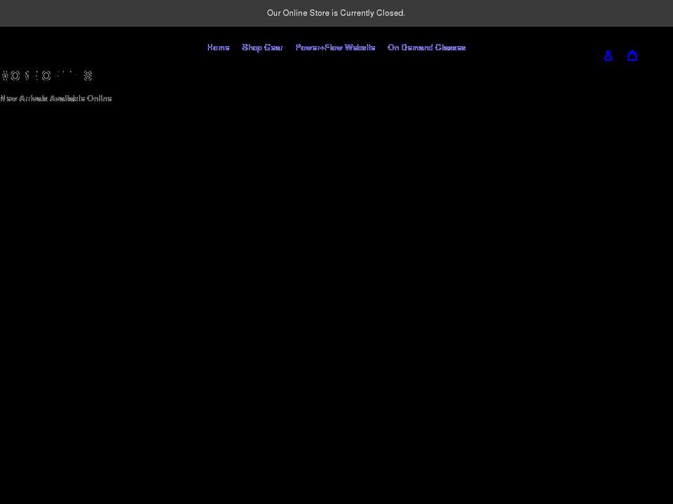 power-flow-indoor-cycling.myshopify.com shopify website screenshot