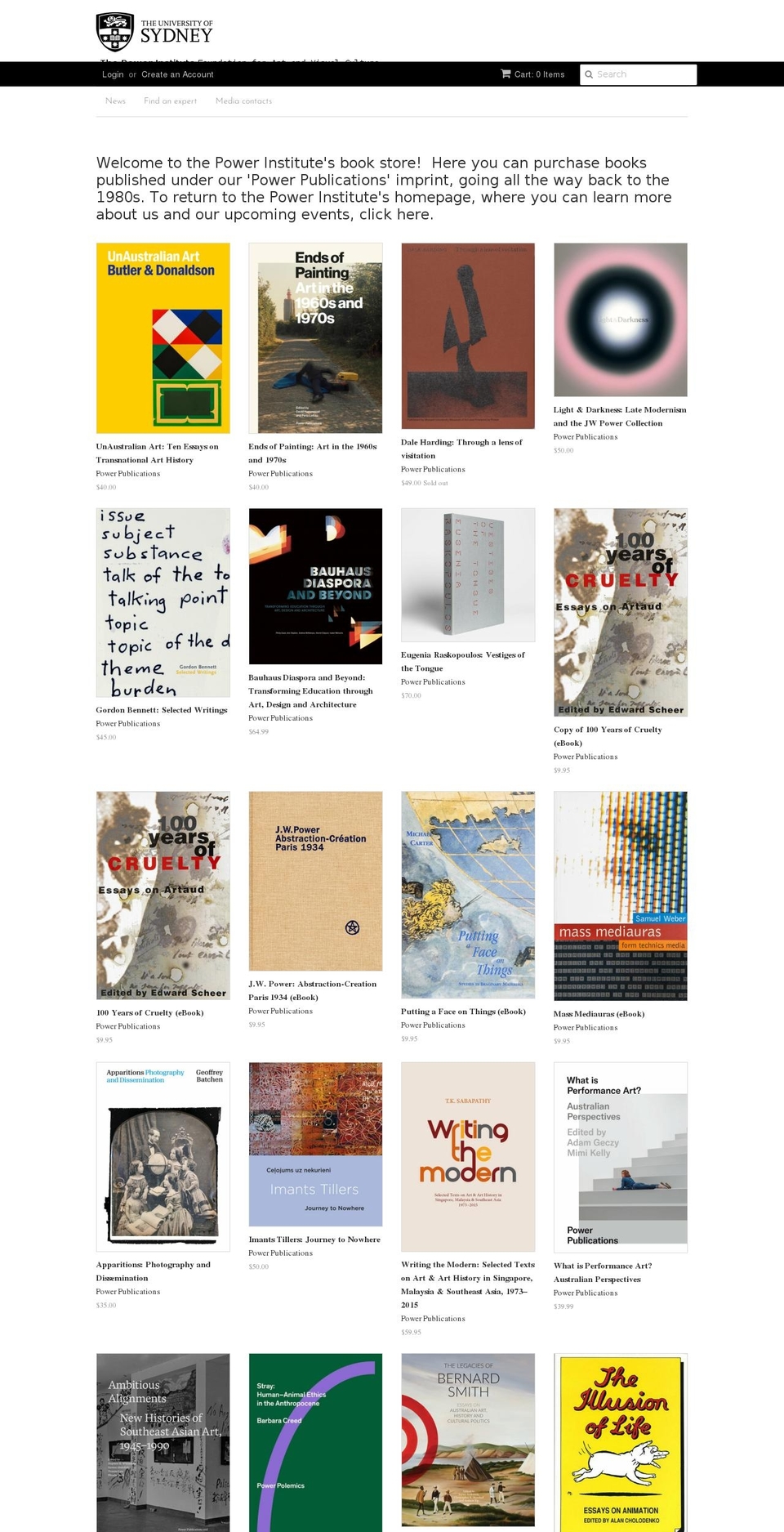 power-publications.myshopify.com shopify website screenshot