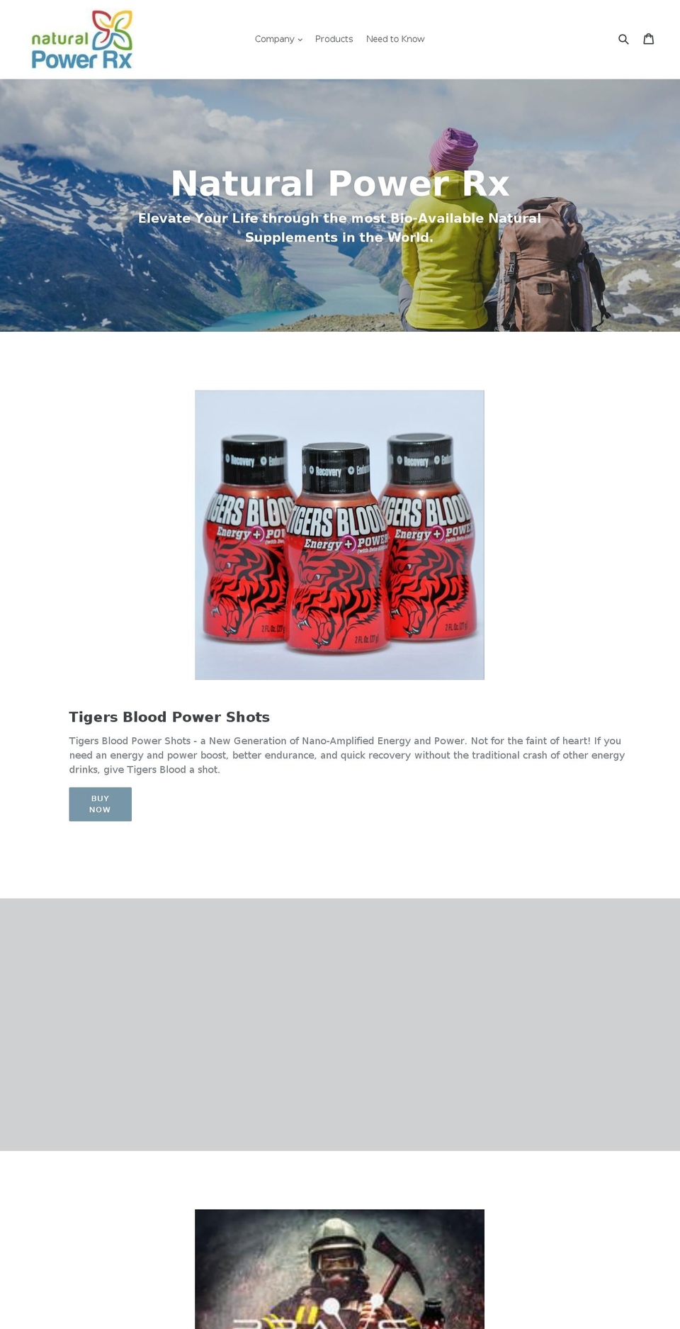 power-rx.com shopify website screenshot