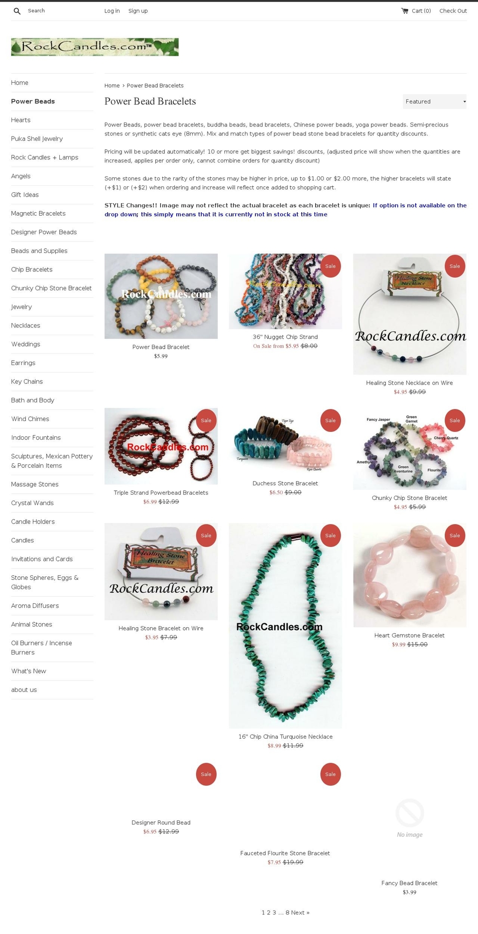 powerbeads.co shopify website screenshot