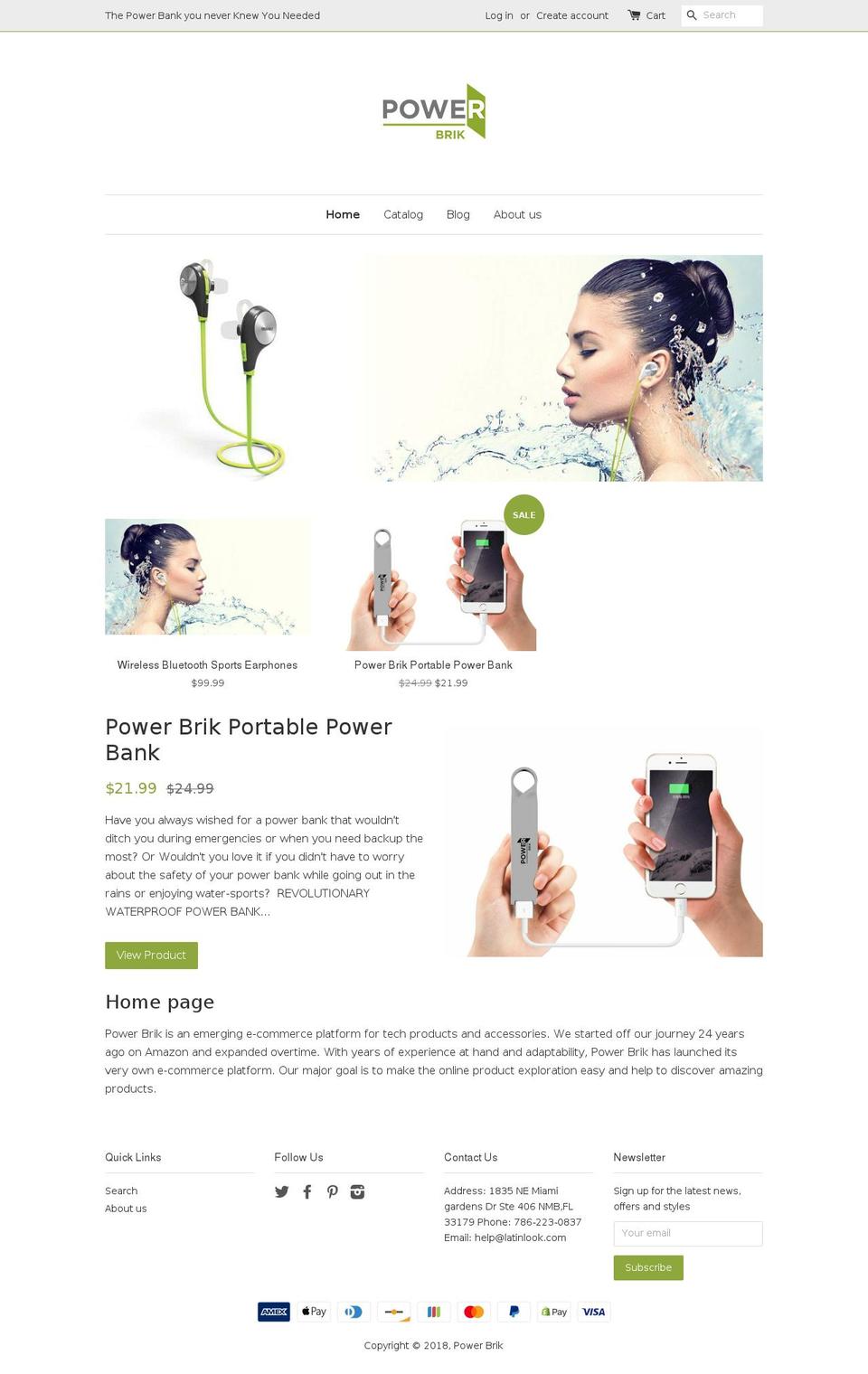 powerbrik.net shopify website screenshot