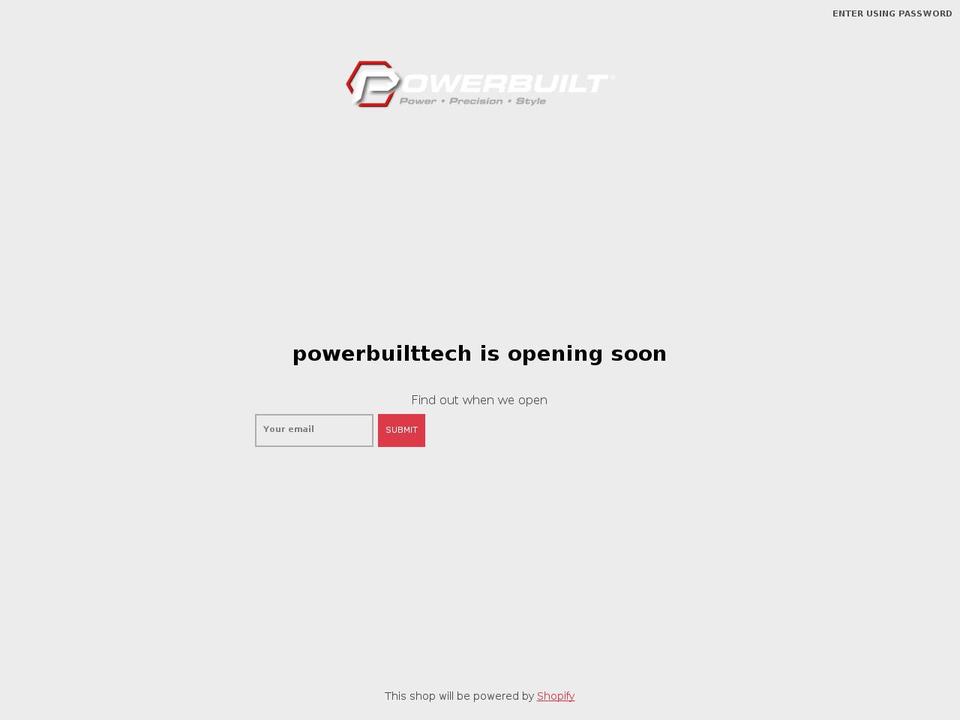 powerbuilttech.com — Shopify storefront screenshot