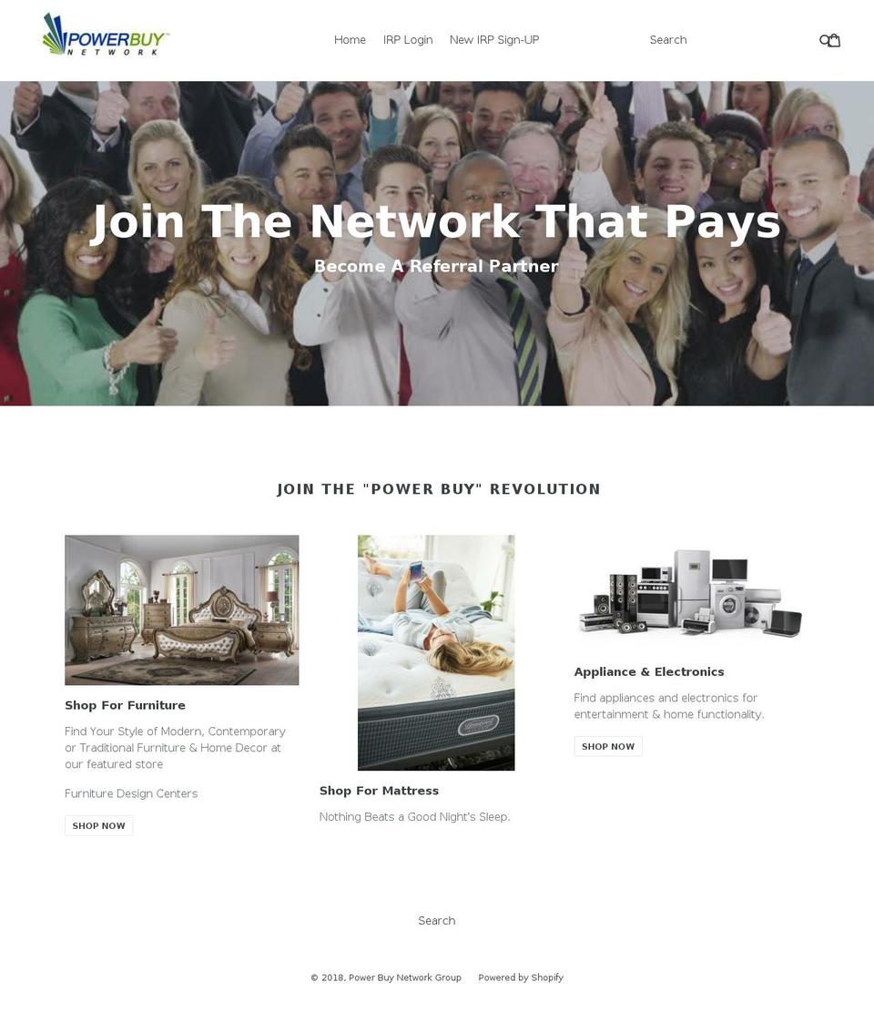 powerbuynetwork.com — Shopify storefront screenshot
