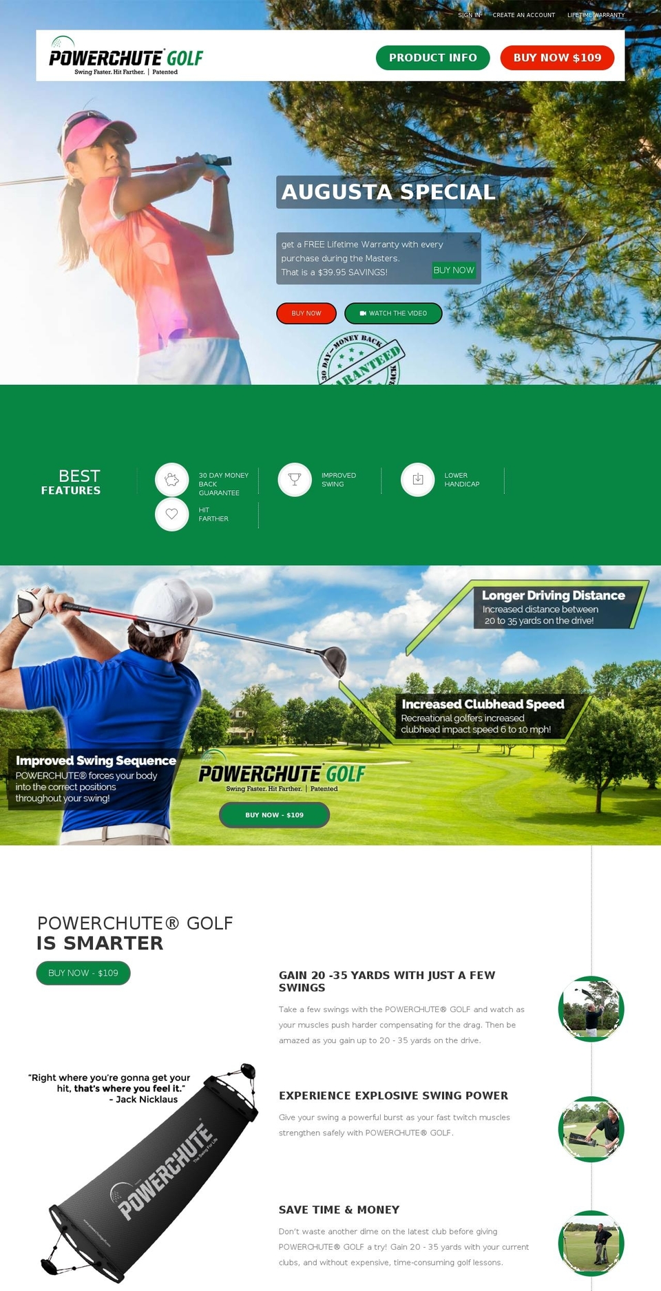 powerchutesports.com shopify website screenshot