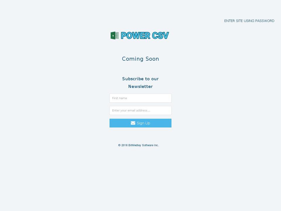 powercsv.net shopify website screenshot