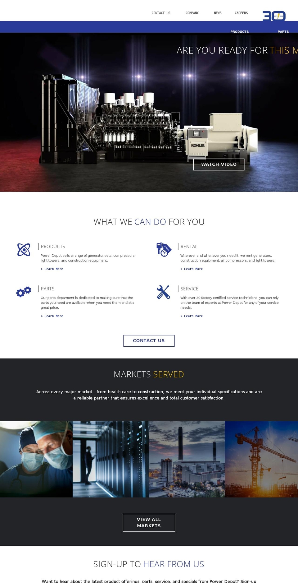 powerdepot.com shopify website screenshot