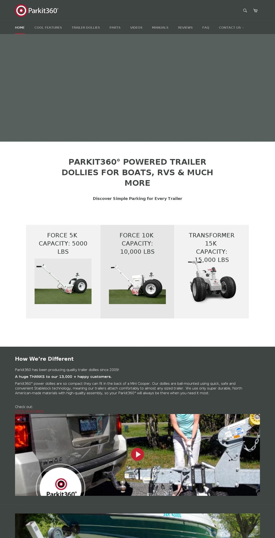 powerdollywheel.com — Shopify storefront screenshot