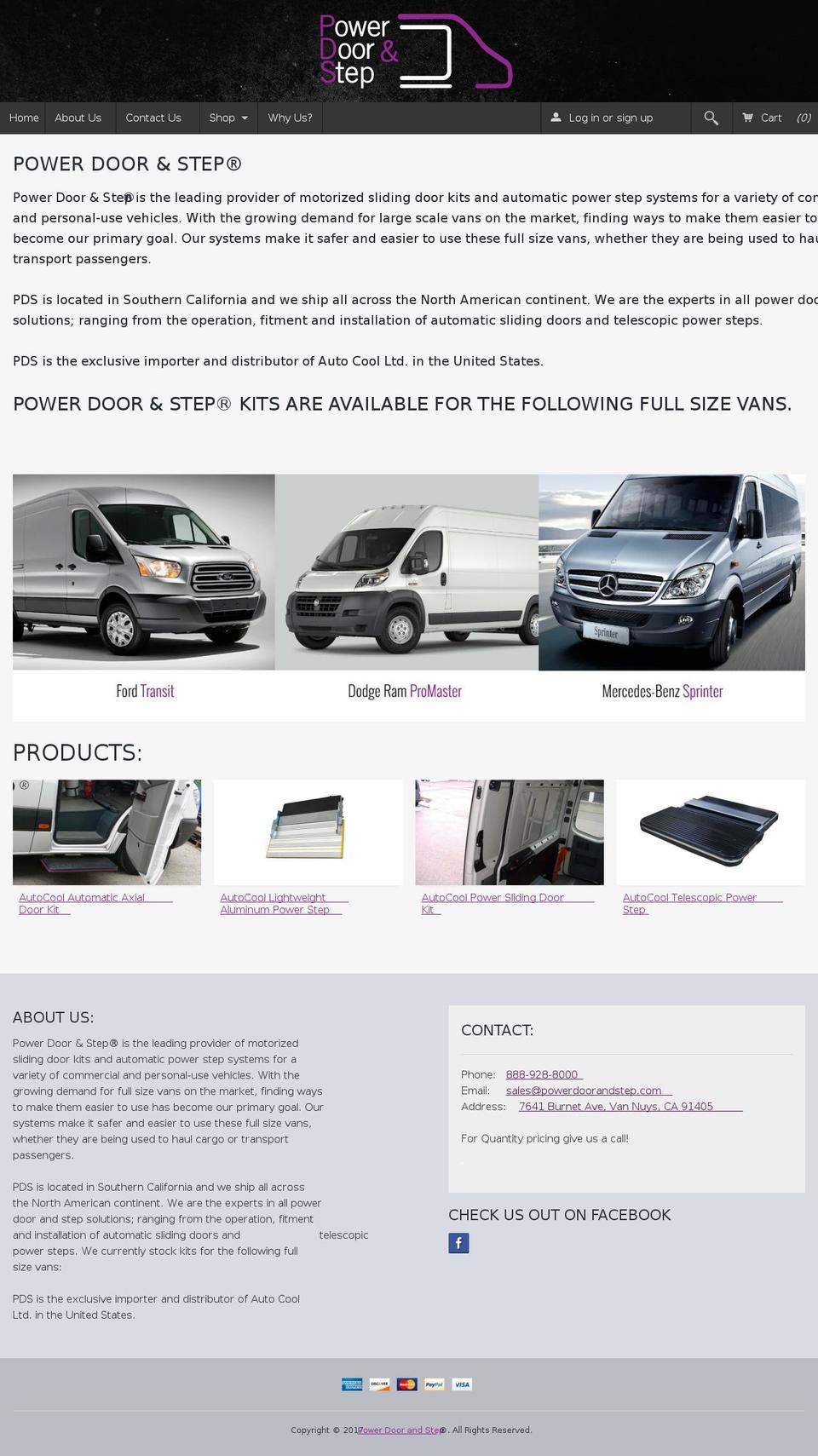 powerdoorandstep.com shopify website screenshot