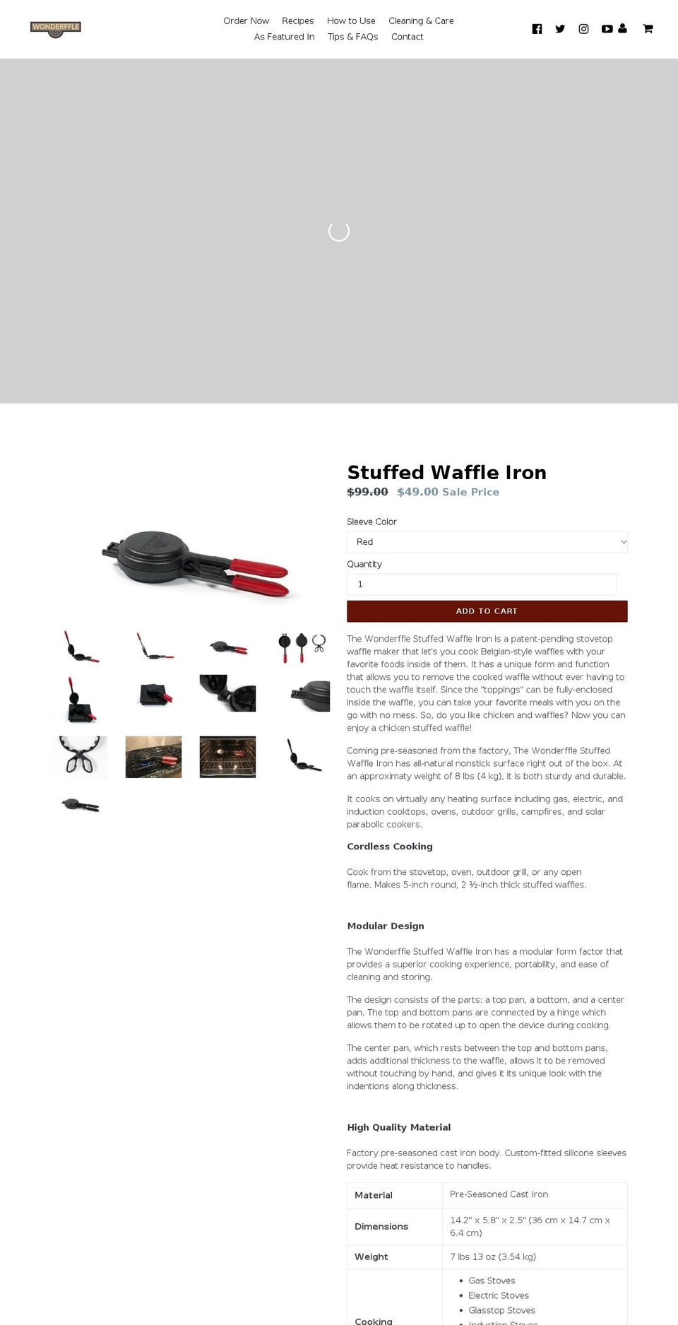 powerffle.com — Shopify storefront screenshot