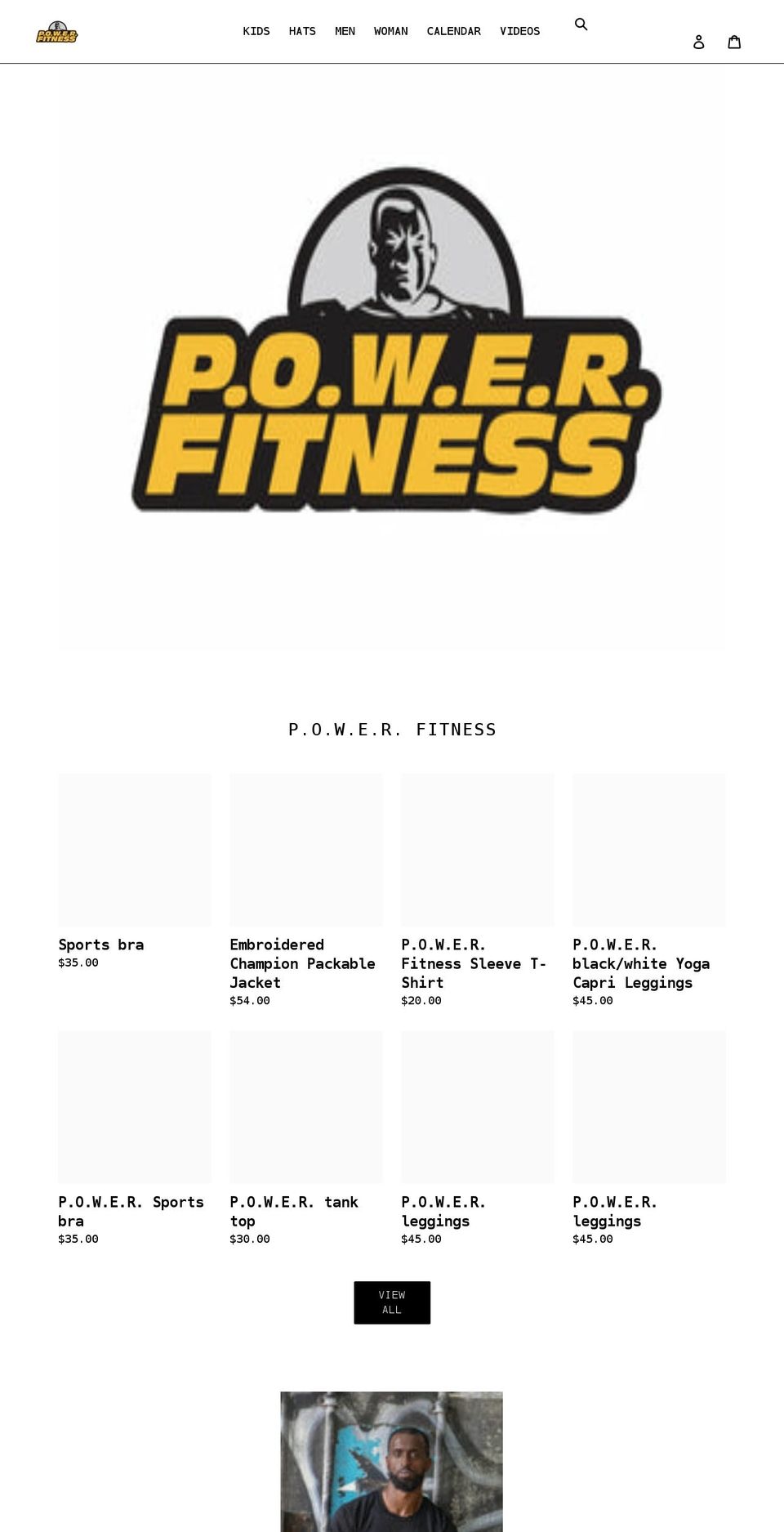 powerfit87.com shopify website screenshot