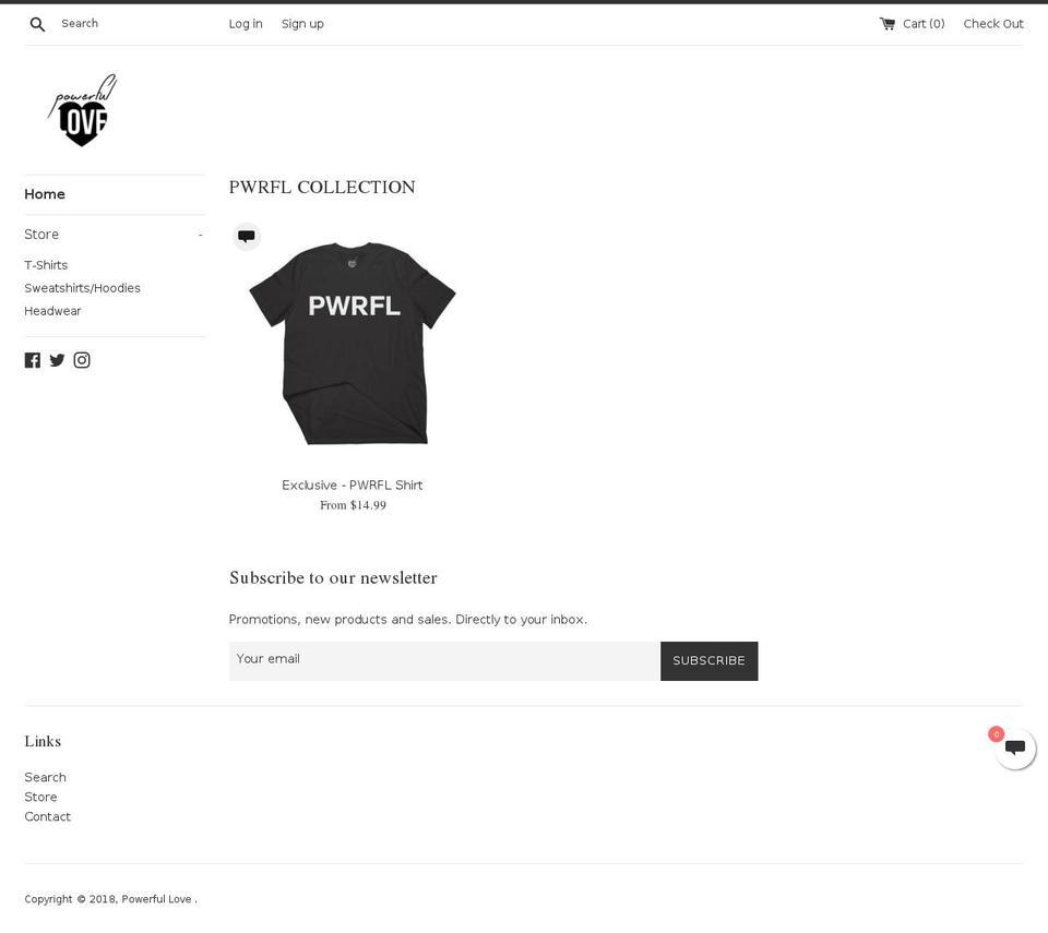 powerful-love.com shopify website screenshot