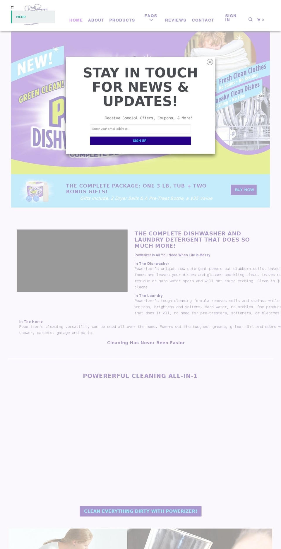powerizeit.com — Shopify storefront screenshot