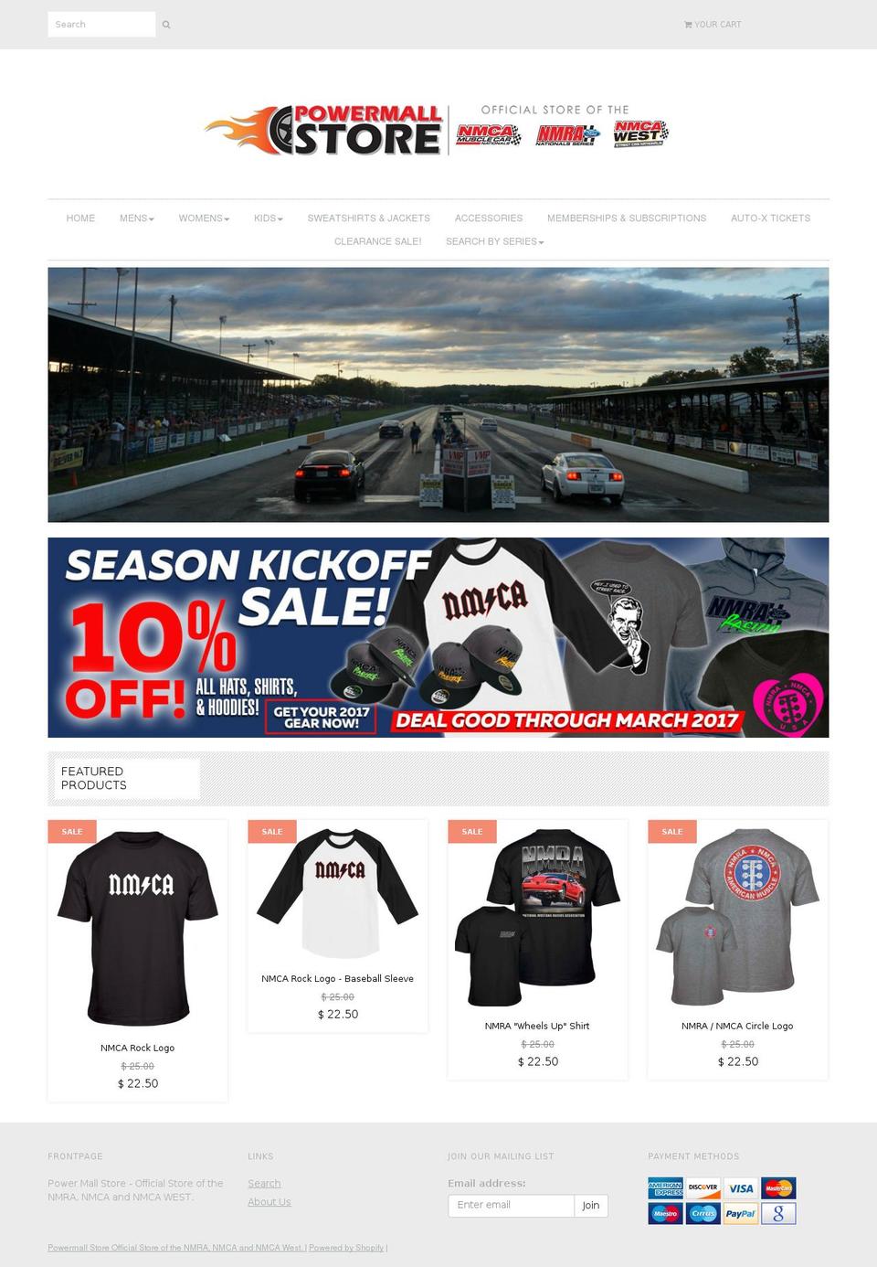 powermallstore.com shopify website screenshot