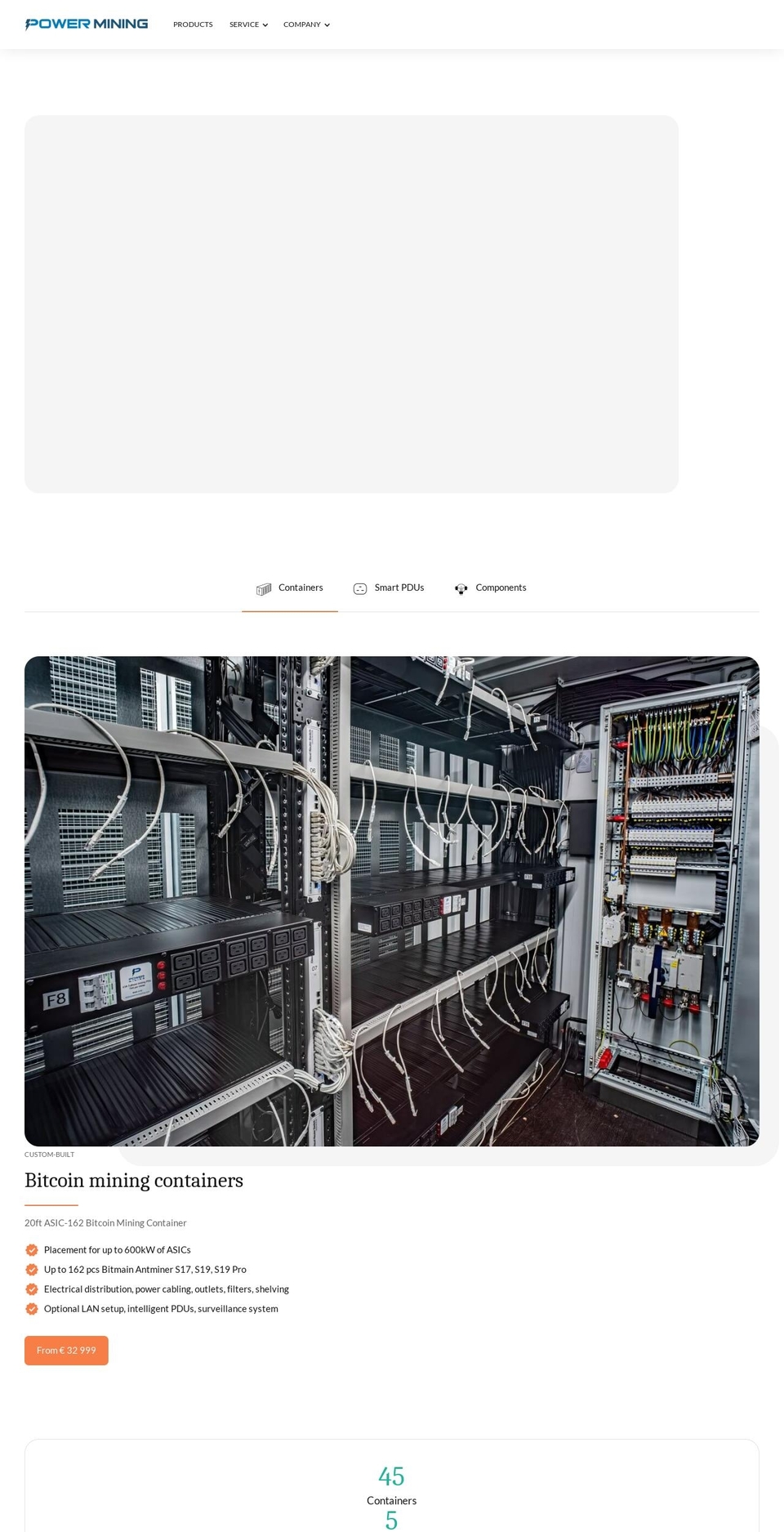 powerminingshop.com — Shopify storefront screenshot