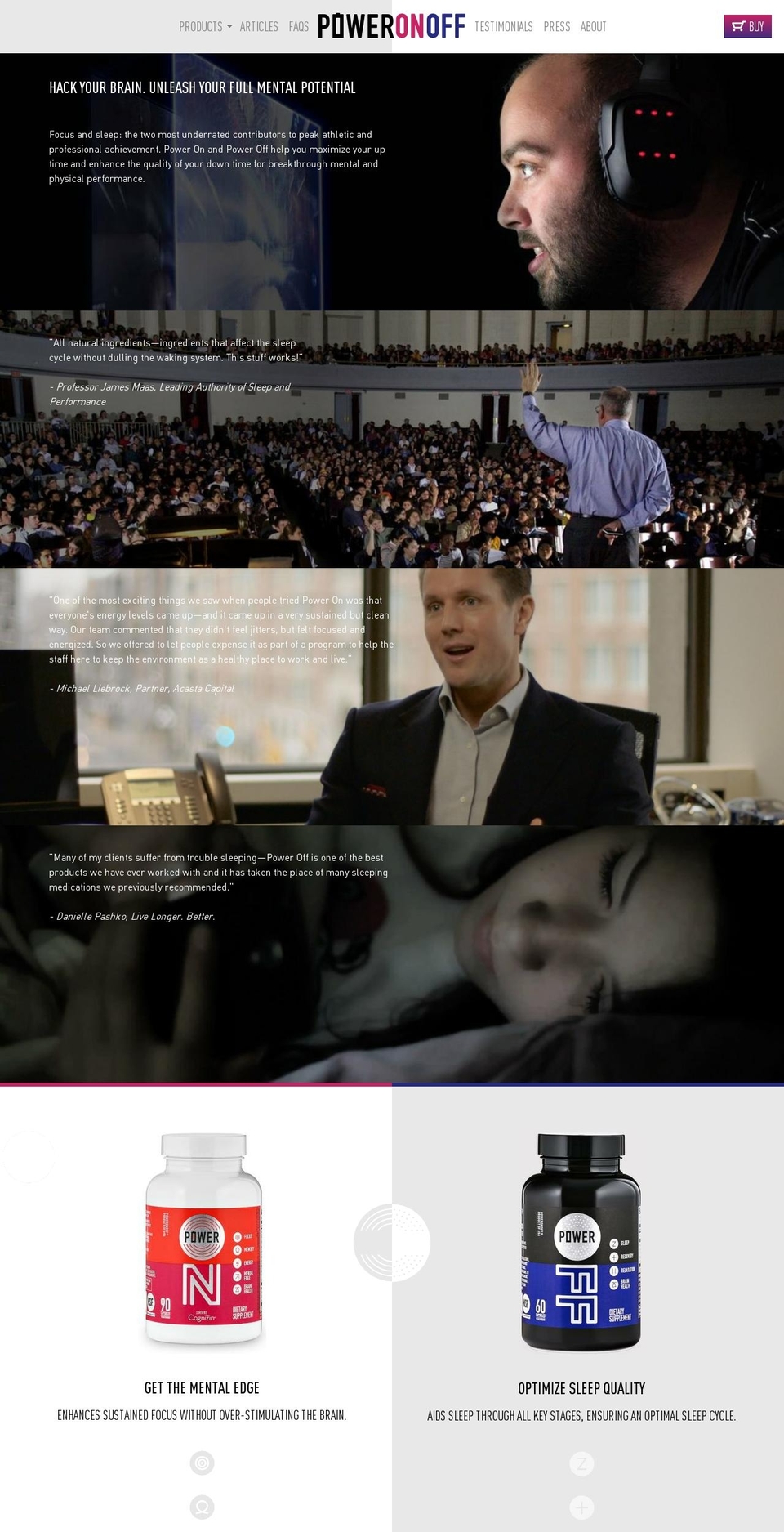 poweronpoweroff.com shopify website screenshot