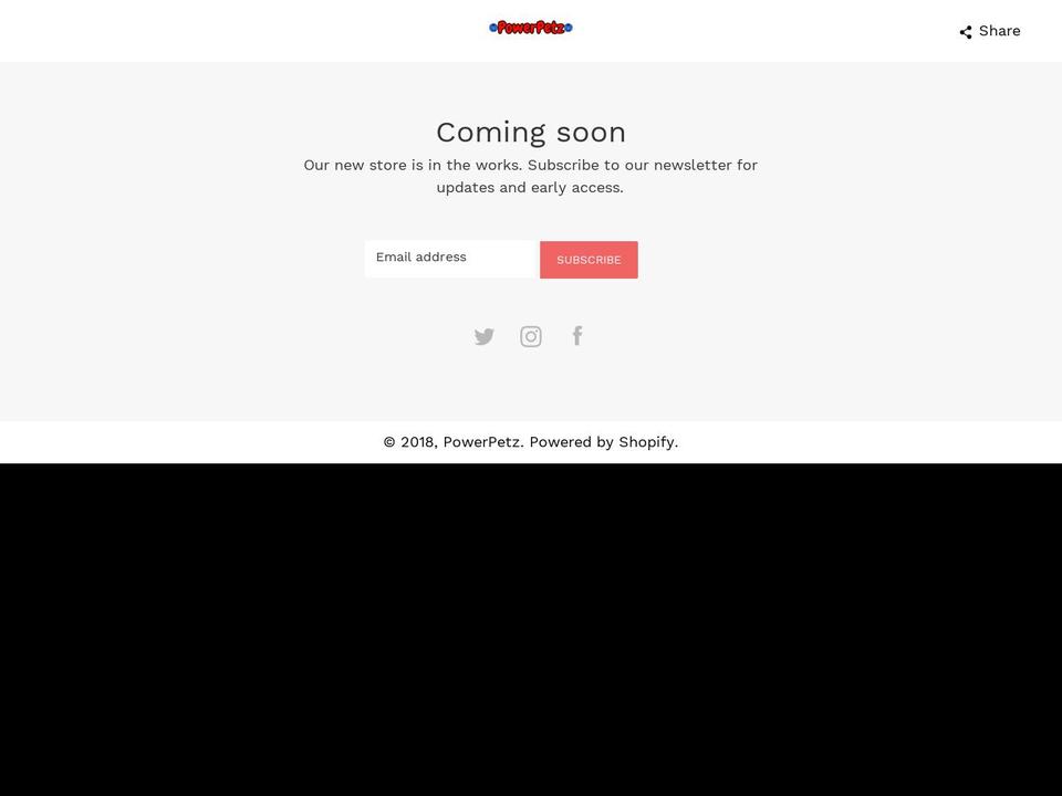 powerpetz.com shopify website screenshot