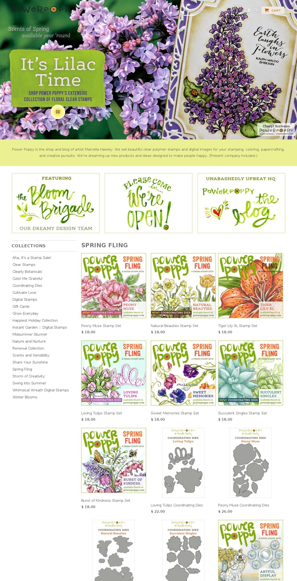 powerpoppy.com shopify website screenshot