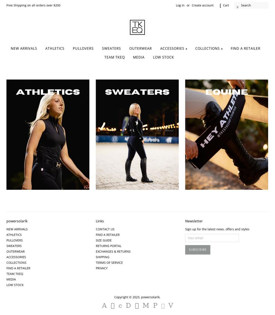 powersolarlk.com shopify website screenshot