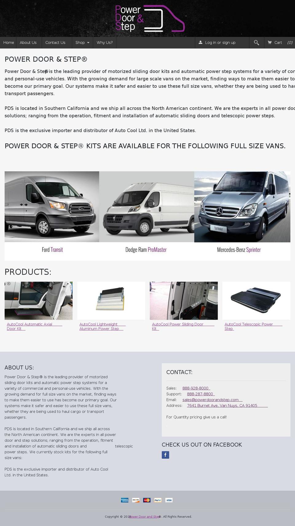 powerstepanddoor.com — Shopify storefront screenshot