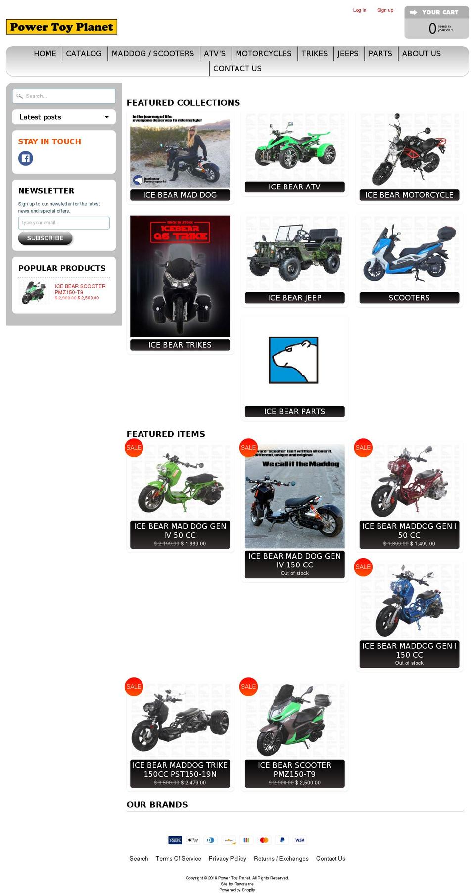 powertoyplanet.com — Shopify storefront screenshot