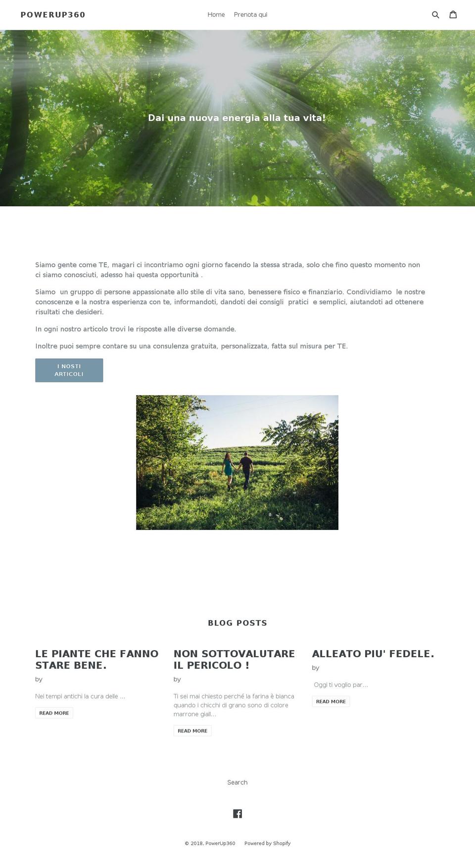 powerup360.com — Shopify storefront screenshot