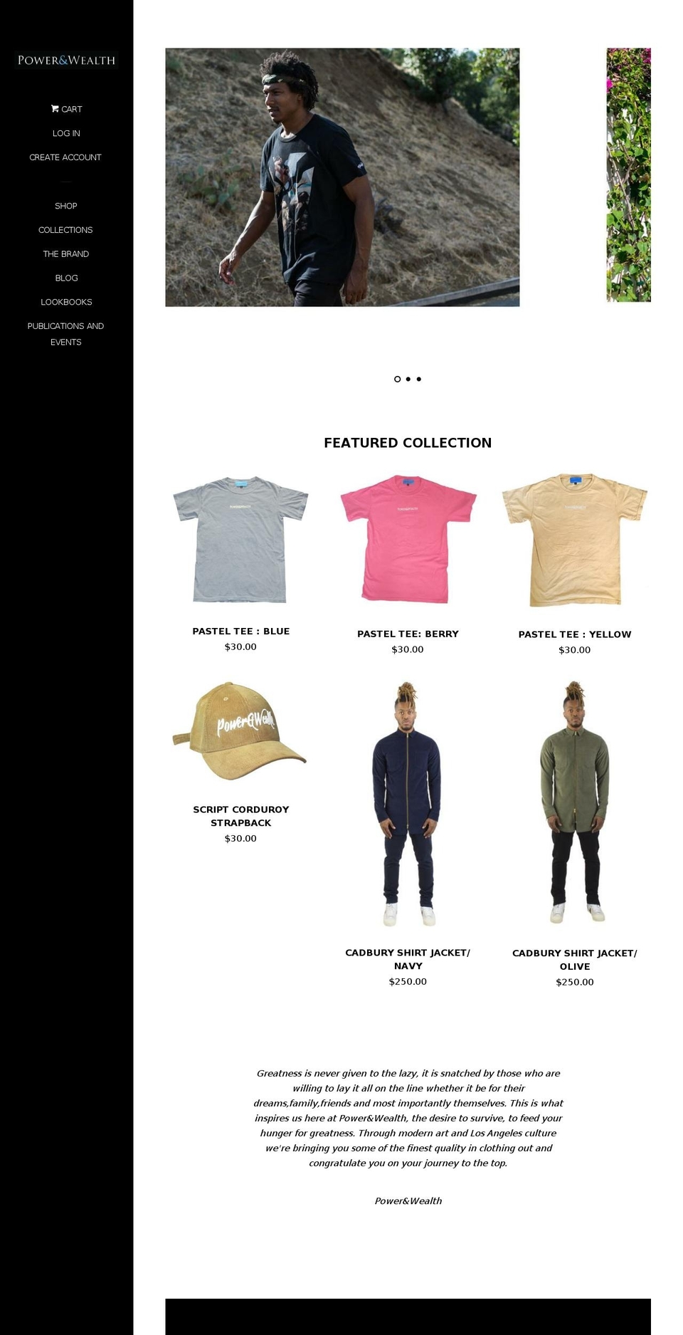 powerxwealth.com shopify website screenshot