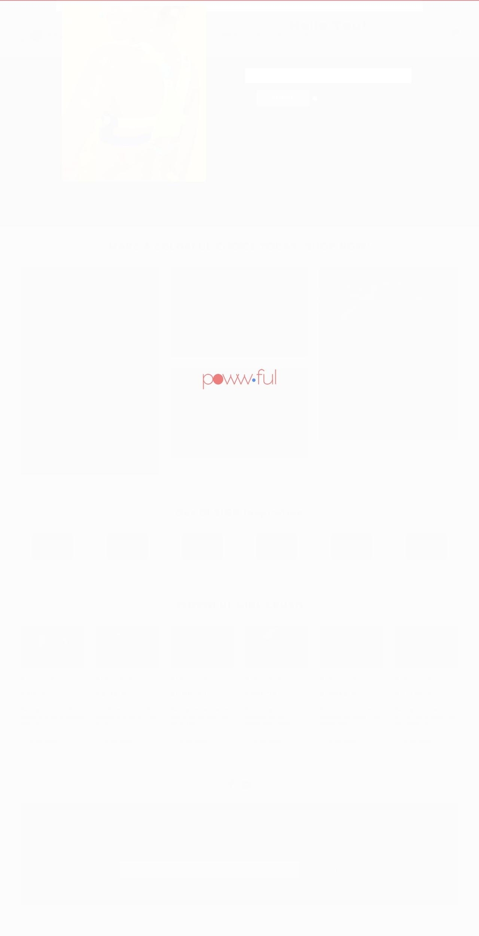 powwful.com shopify website screenshot