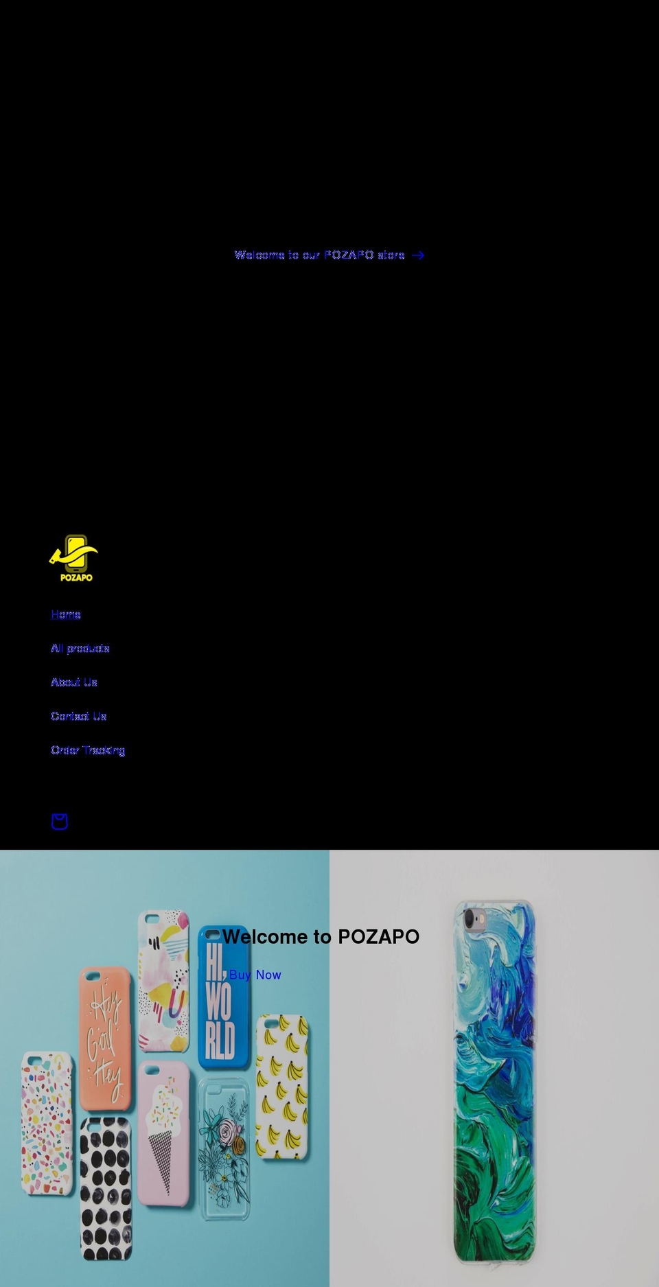 pozapo.com — Shopify storefront screenshot