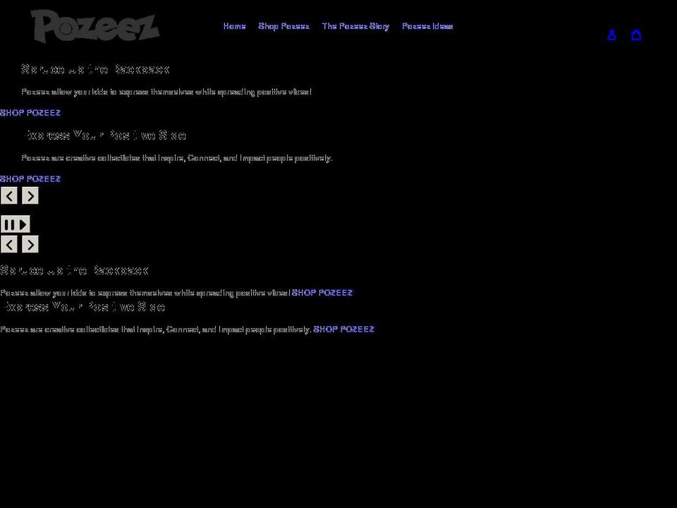 pozeez.shop shopify website screenshot