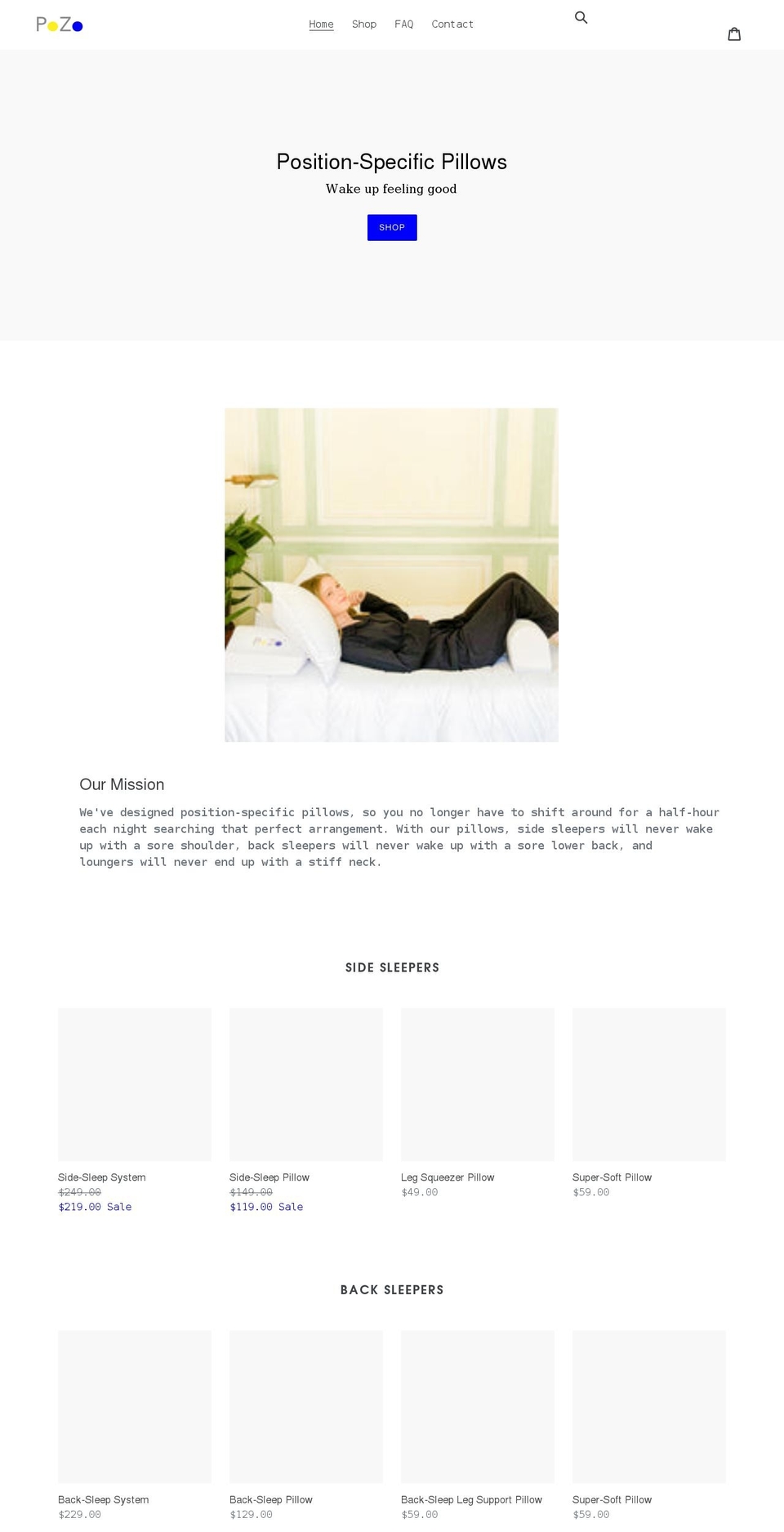 pozo.store shopify website screenshot