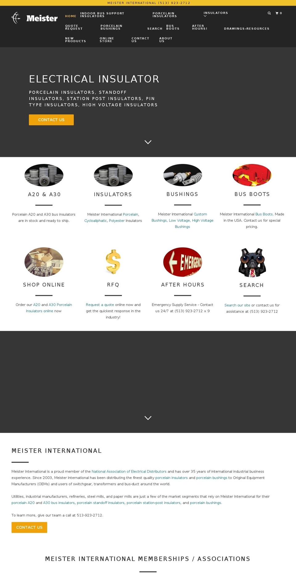 ppcinsulators.net shopify website screenshot