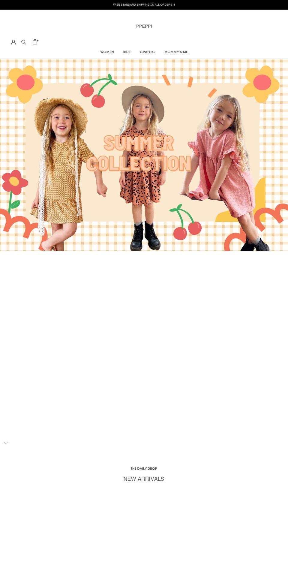 ppeppi.com shopify website screenshot