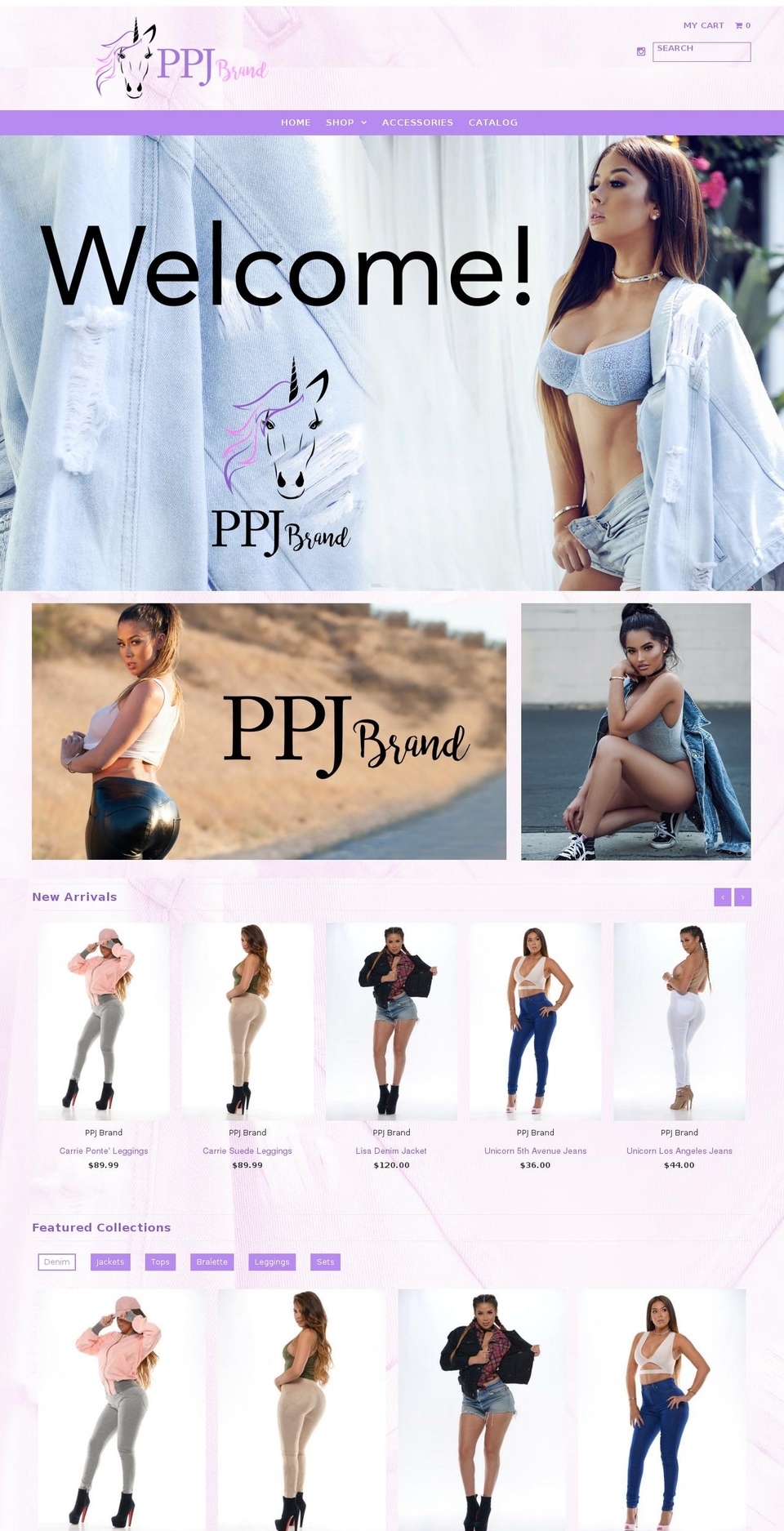 ppjbrand.com shopify website screenshot