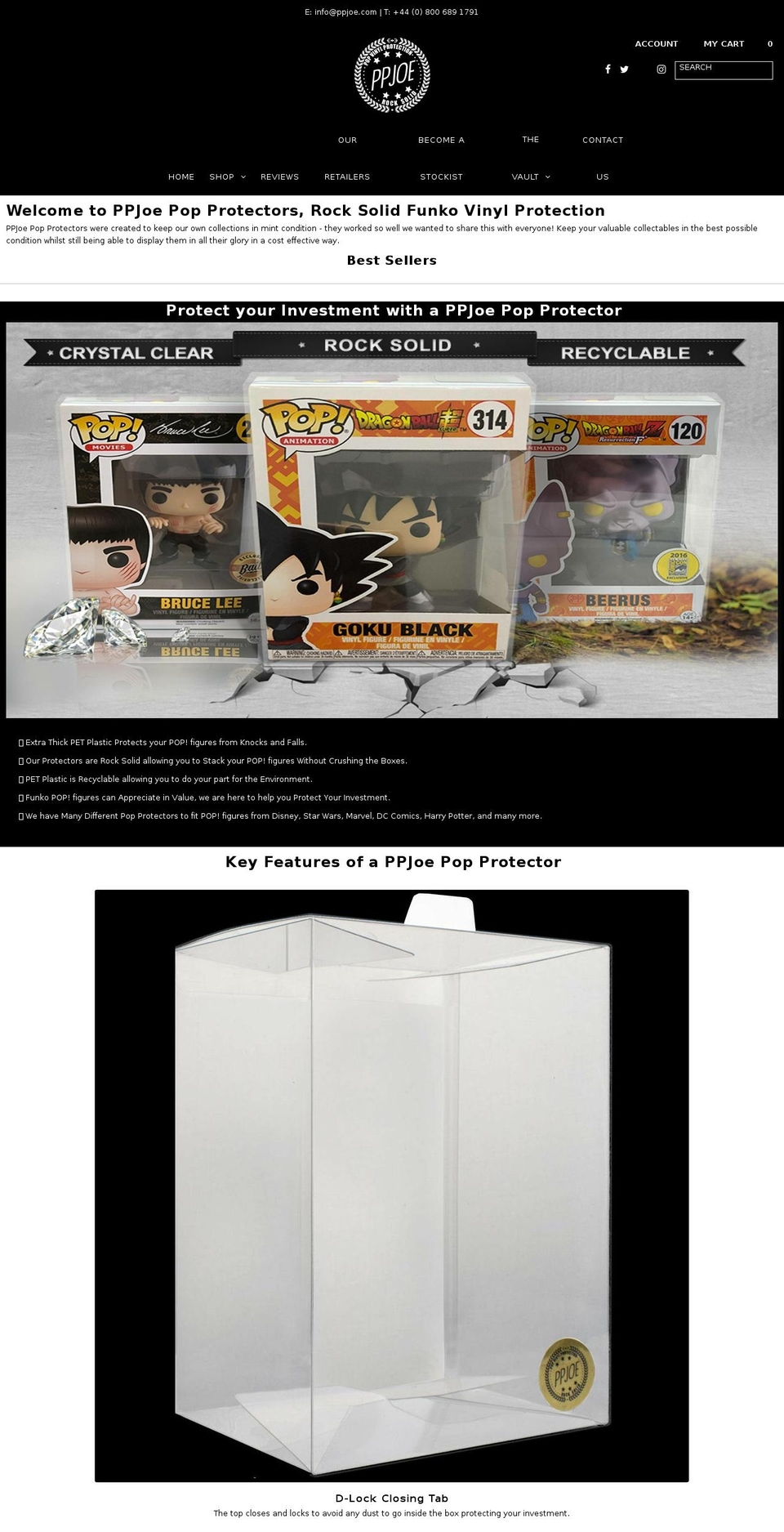 ppjoe.com shopify website screenshot