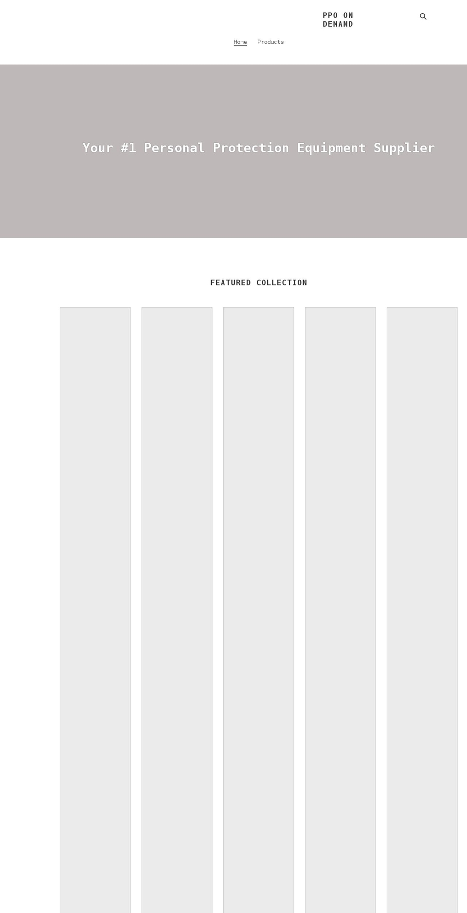 ppoondemand.net shopify website screenshot