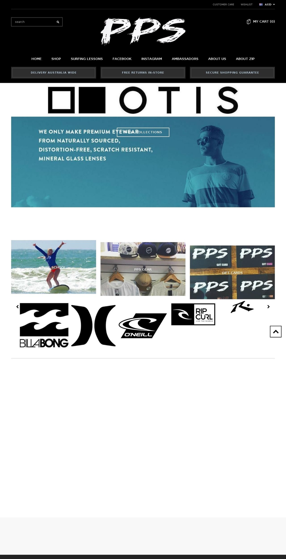 ppssurf.com shopify website screenshot