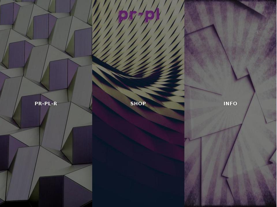 pr-pl.com — Shopify storefront screenshot