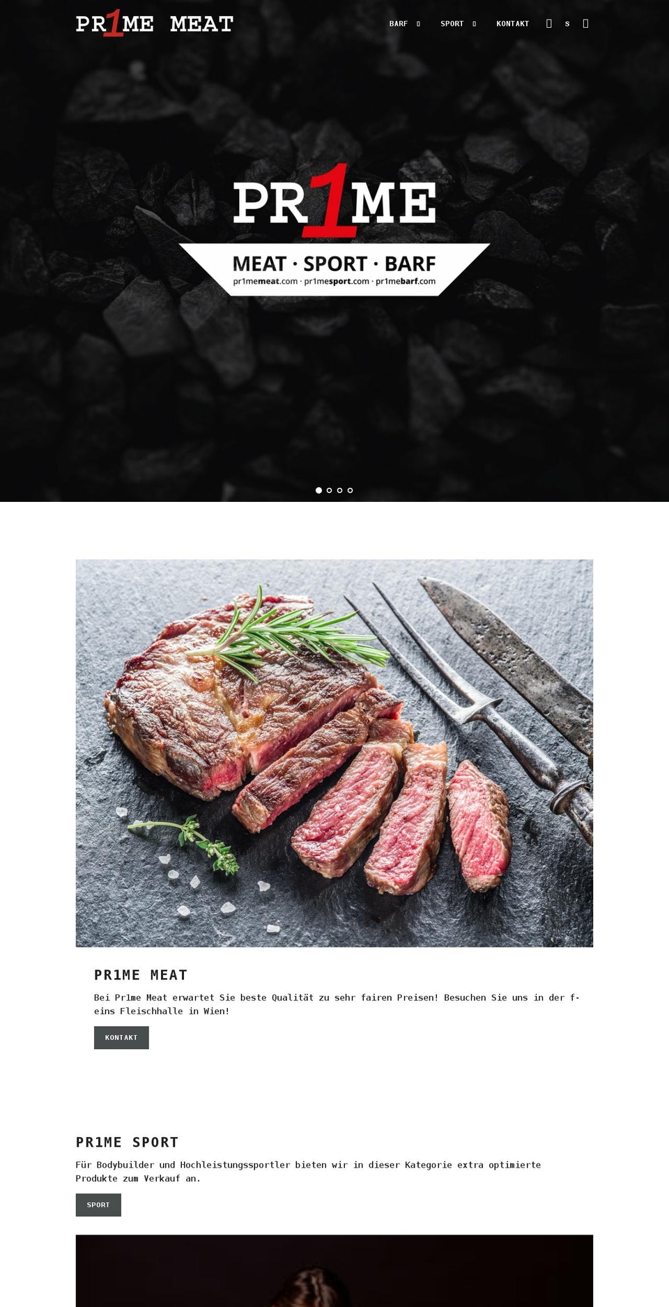 pr1memeat.com shopify website screenshot