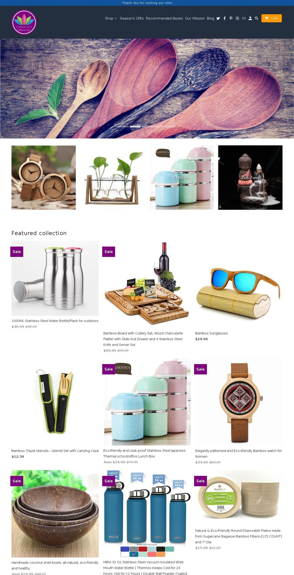 praanamysticstore.com — Shopify storefront screenshot